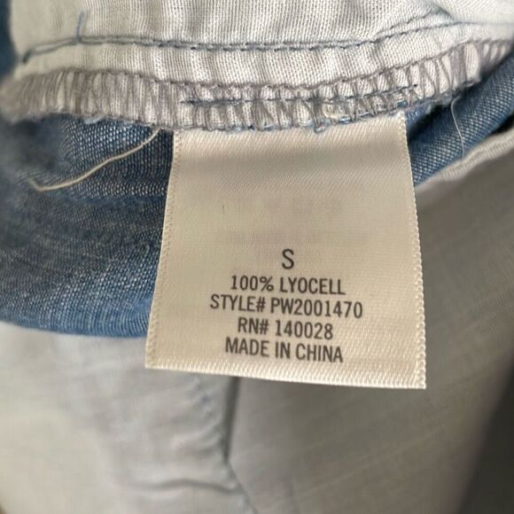 NEW Harper Heritage Lyocell Chambray Cuffed Short S - Picture 7 of 9